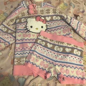 hello kitty x forever 21 collab pj set